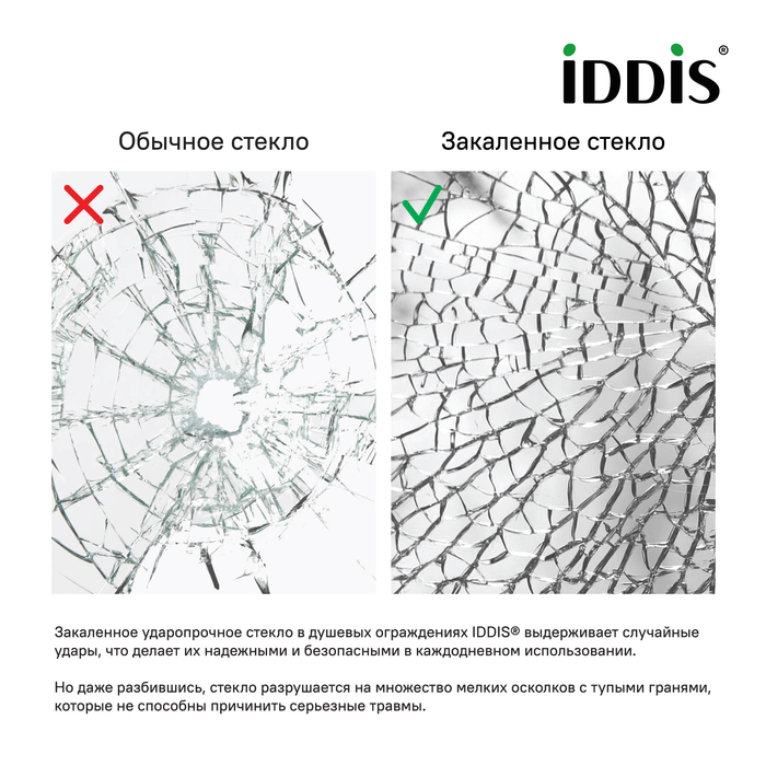 Душевая перегородка IDDIS 100x195 (SLI8GS0i23)
