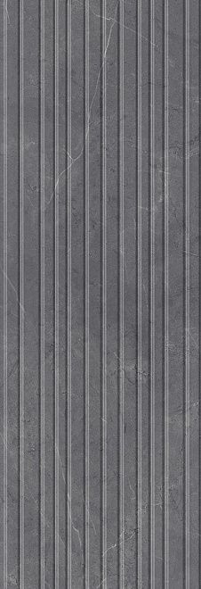 Керамическая плитка Kerama Marazzi Плитка Низида серый структура обрезной 25х75