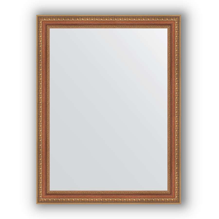 Зеркало в багетной раме Evoform Definite BY 3171 65 x 85 см, бронзовые бусы на дереве 
