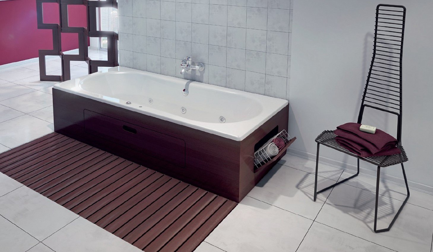 Стальная ванна BLB Duo Comfort HG 180x80 см