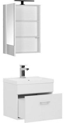 Комплект мебели для ванной Aquanet Нота 50 белый зеркало камерино
