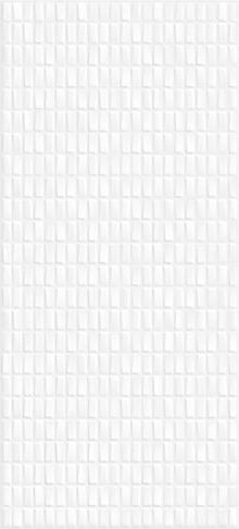 Керамическая плитка Cersanit Плитка Pudra мозаика рельеф белый 20х44 