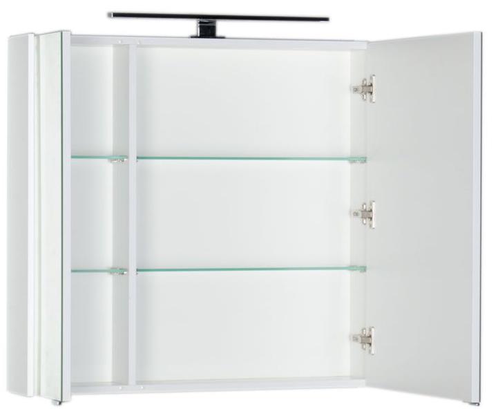 Зеркальный шкаф Aquanet Латина 80 белый