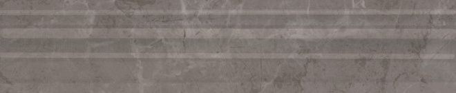 Керамическая плитка Kerama Marazzi Бордюр Багет Гран Пале серый 5,5х25 