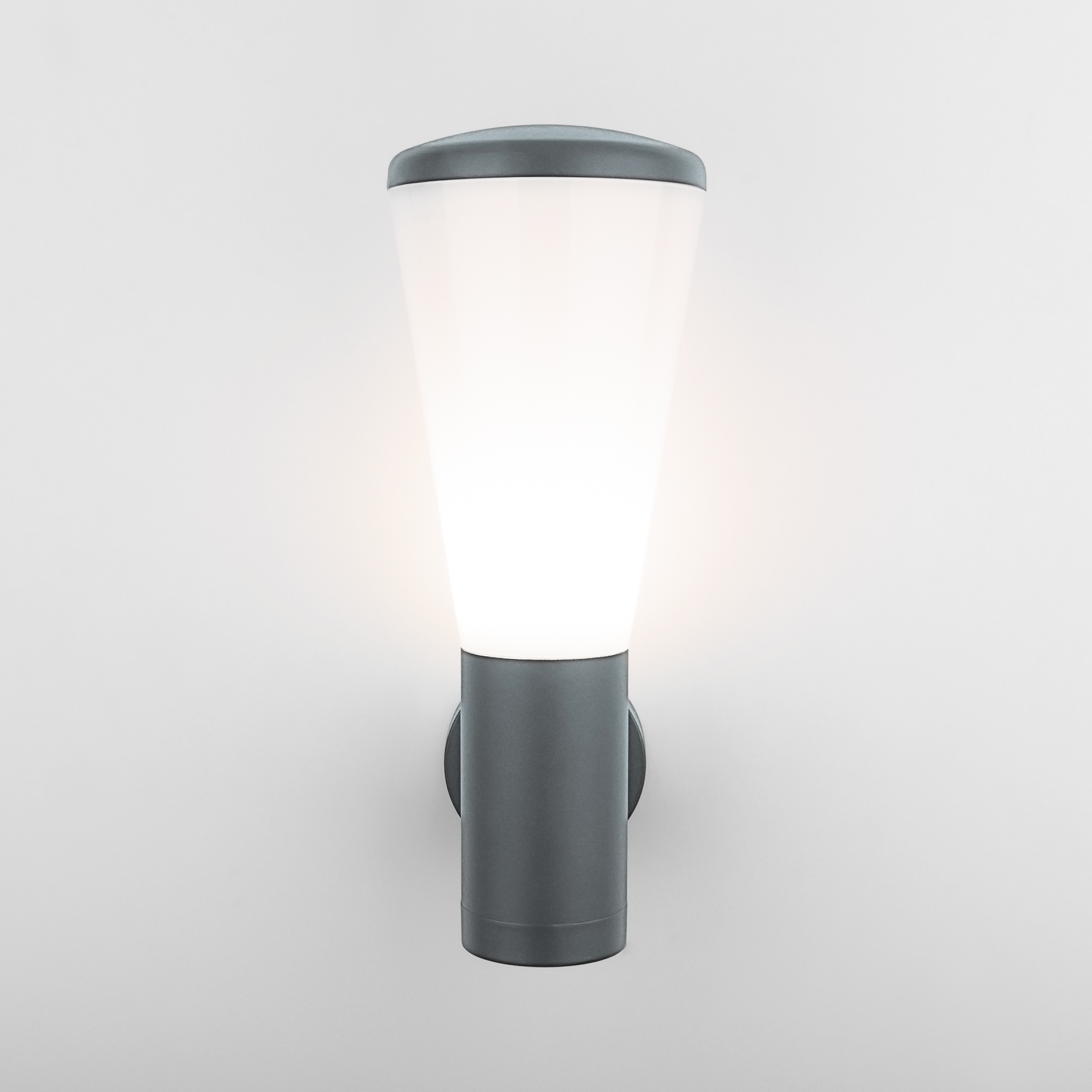 Настенный уличный светильник IP54 серый Elektrostandard Cone 1416 TECHNO 4690389068478