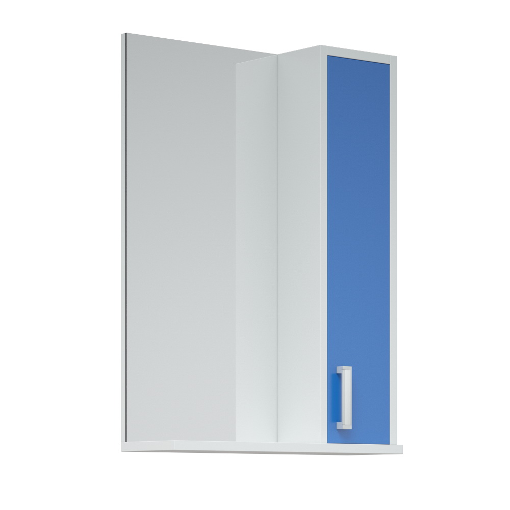 Зеркальный шкаф Corozo Колор 50 синий