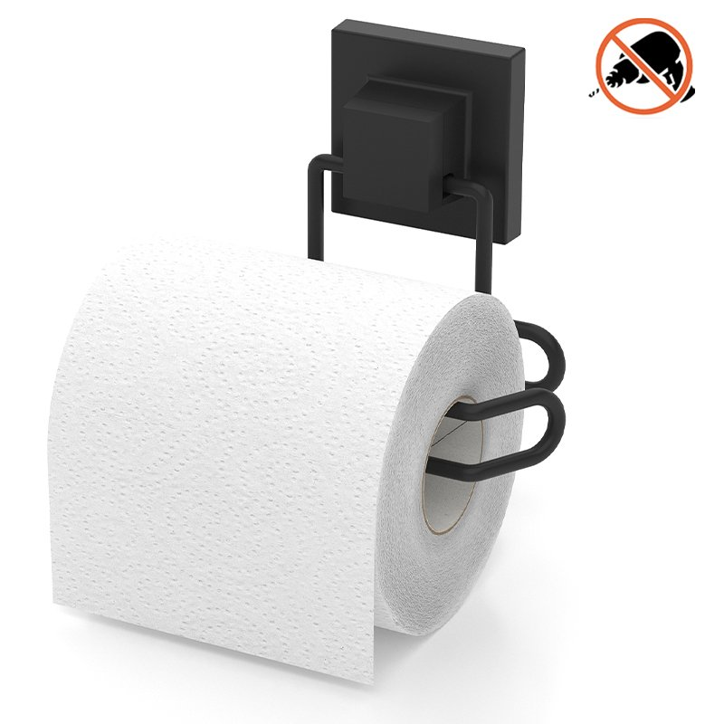 Держатель туалетной бумаги Tekno-Tel EasyFIX черный, EF271B 