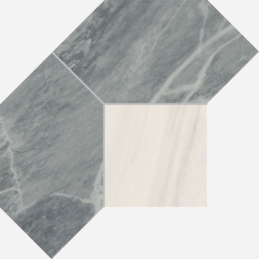 Мозаика под мрамор Italon Шарм Экстра 21x28.5 серый (620110000084)