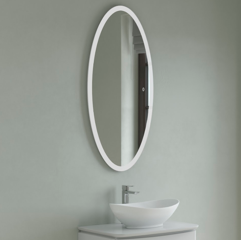 Зеркало Corozo Ориго 120 см SD-00001277 белое c подсветкой