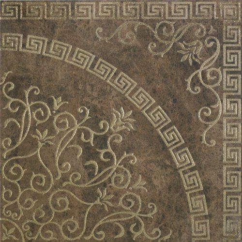 Керамическая плитка Ape Ceramica Декор Roseton Arka Marron 45х45