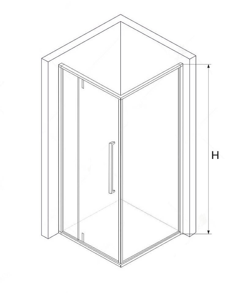 Душевой уголок RGW SV-34 06323499-11 90x90 см квадратный стекло прозрачное хром