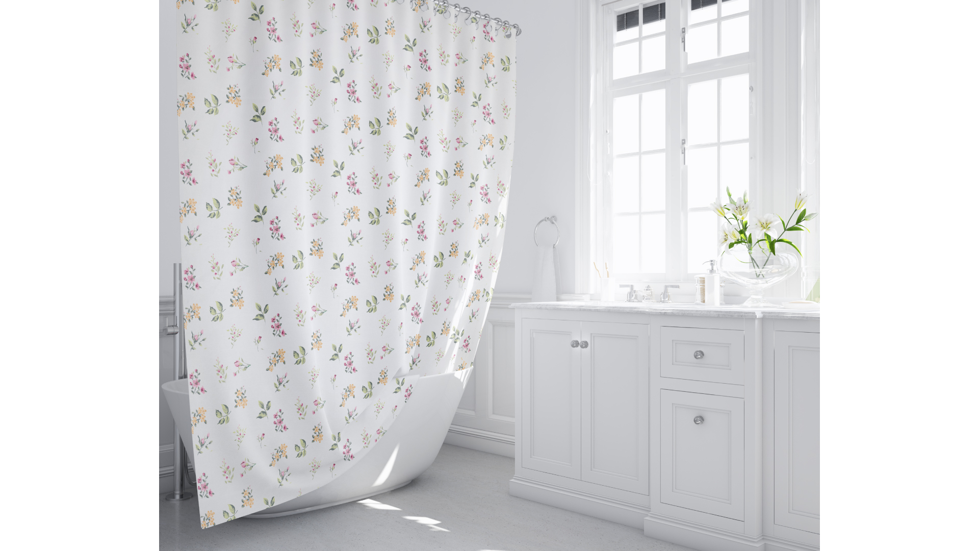 Штора для ванной Fixsen Design Flora FX-1507