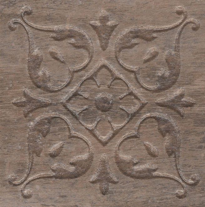 Плитка из керамогранита матовая Kerama Marazzi Браш Вуд 9.9x9.9 коричневый (STG\C482\SG1550)