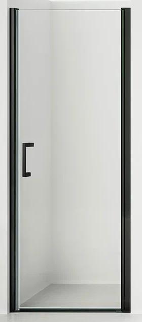 Душевая дверь Vincea Orta 80 см черный, стекло прозрачное, VDP-1O800CLB