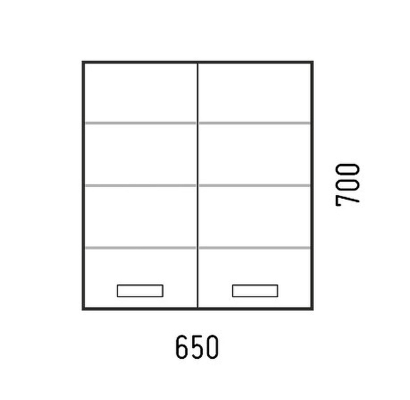 Шкаф Corozo Денвер 65 см SD-00000561 белый