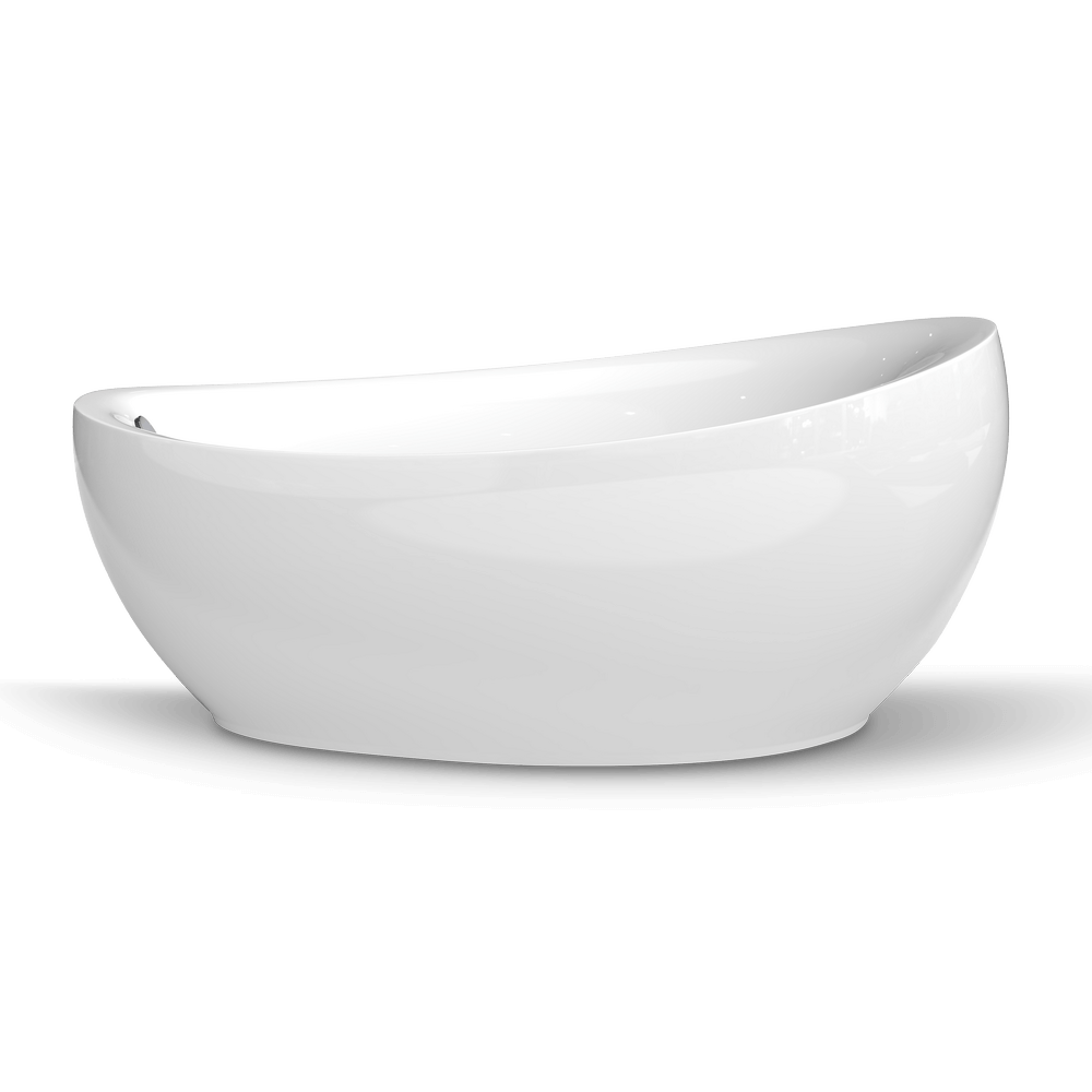 Акриловая ванна 180х90 см Black&White Swan SB 225 225SB00 белый глянцевый