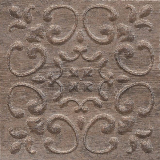 Плитка из керамогранита матовая Kerama Marazzi Браш Вуд 9.9x9.9 коричневый (STG\C481\SG1550)