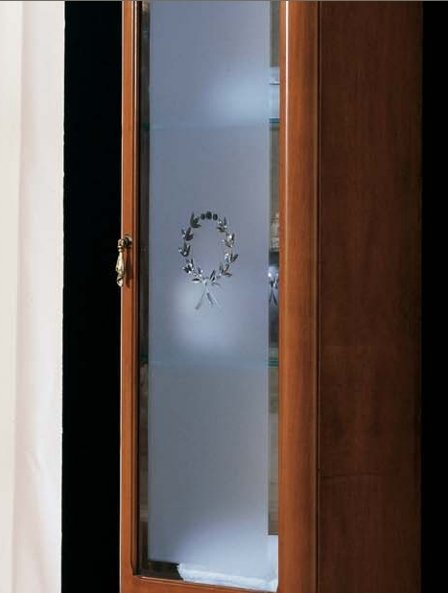 Шкаф-пенал напольный Eurodesign Royal RVM-01Dx, Ciliegio - фурнитура золото