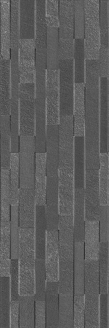 Плитка Гренель серый темный структура обрезной 30х89.5