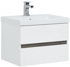 Комплект мебели для ванной Aquanet Беркли 60 см 254289, белый, дуб