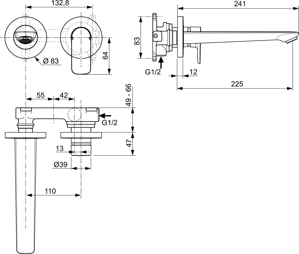 Смеситель Ideal Standard Connect Air для раковины A7009AA хром - изображение 3