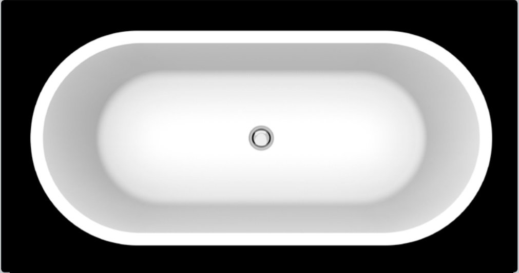 Акриловая ванна BelBagno 167х78 BB35 белый глянец 