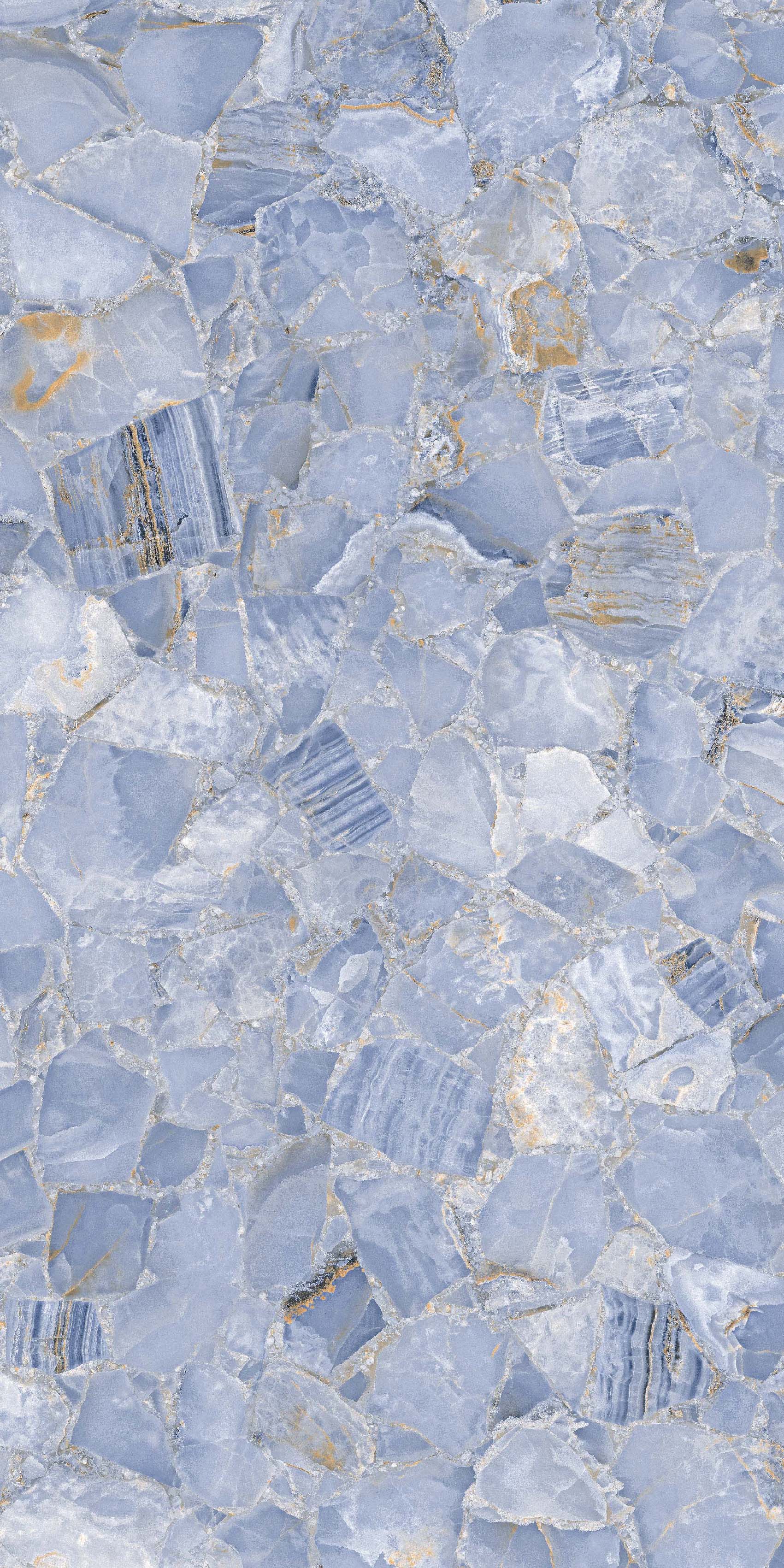 Плитка из керамогранита глянцевая Maimoon ceramica Maimoon 60x120 голубой