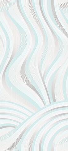 Керамическая плитка Cersanit Вставка Tiffany волна белый 20х44