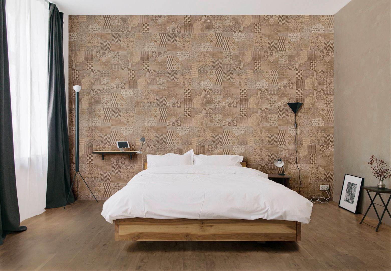 Керамическая плитка Marazzi Italy Декор Fabric Decoro Canvas Linen rett. 40х120 - изображение 6