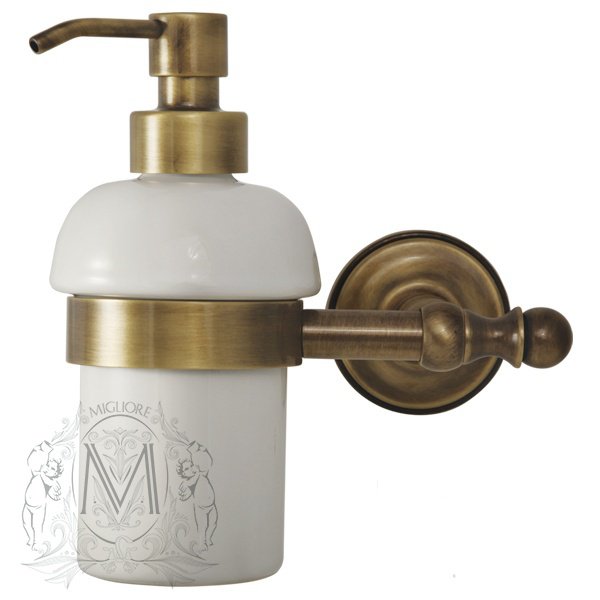 Дозатор жидкого мыла Migliore Mirella ML.MRL-M068.CRDO - хром/золото