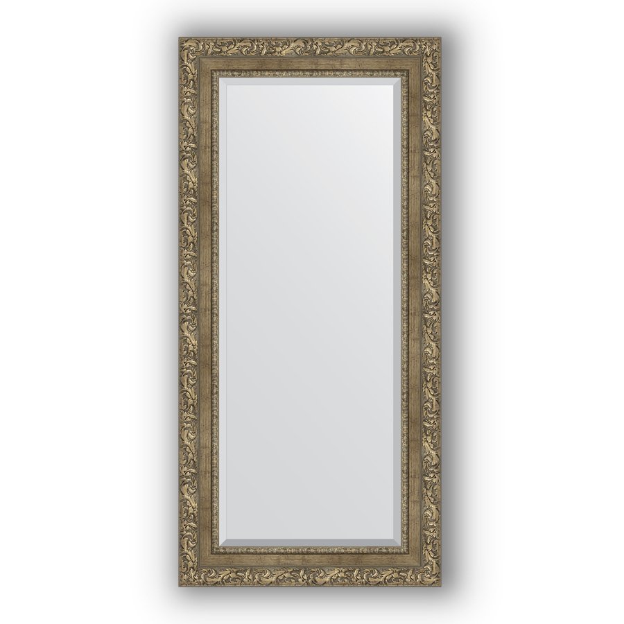 Зеркало в багетной раме Evoform Exclusive BY 3489 55 x 115 см, виньетка античная латунь 