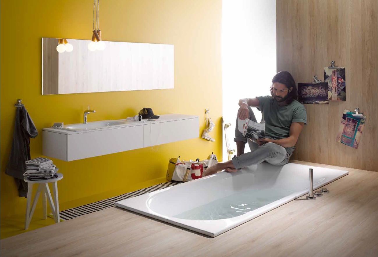 Стальная ванна Bette Comodo 170x80 см, 1253-000PLUS с покрытием Glasur® Plus