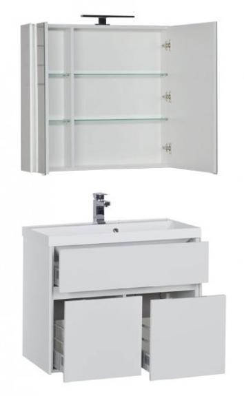 Комплект мебели для ванной Aquanet Латина 80