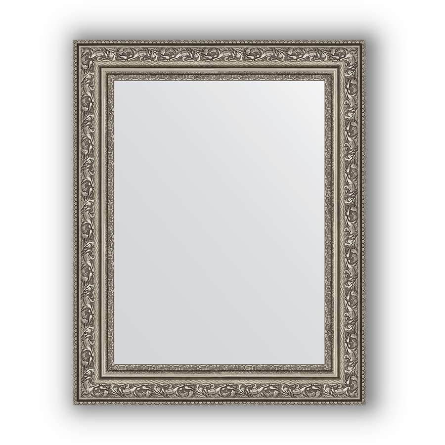 Зеркало в багетной раме Evoform Definite BY 3008 40 x 50 см, виньетка состаренное серебро 