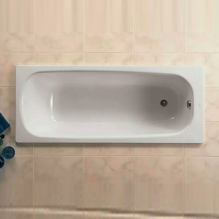Чугунная ванна Roca Continental 170х70 21291100R с антискользящим покрытием