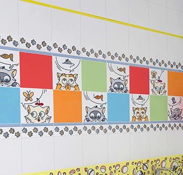 Керамическая плитка Kerama Marazzi Декор Кошки-Мышки. Сыр 20х20 - изображение 5