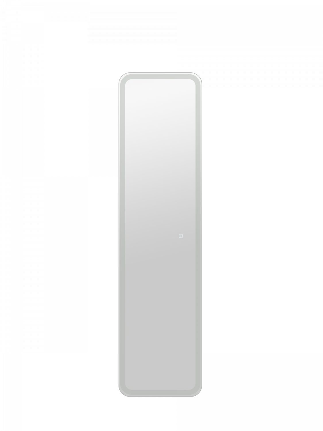 Шкаф-пенал Art&Max Platino 40 см AM-Pla-400-1600-1D-R-L-DS-F с подсветкой, белый