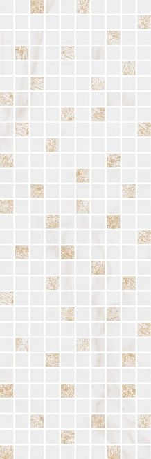 Керамическая плитка Kerama Marazzi Декор Астория белый мозаичный 25х75