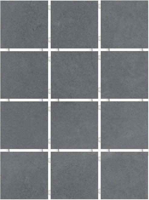 Плитка из керамогранита матовая Kerama Marazzi Амальфи 9.8x9.8 серый (1290H) плитка из керамогранита матовая kerama marazzi арсенале 4 8x20 серый sg192 002