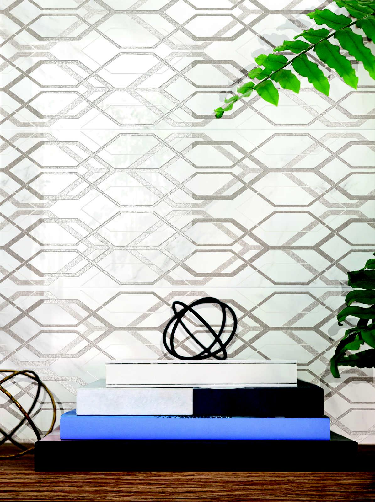 Керамическая плитка Marazzi Italy Декор Marbleplay Decoro Net Calacatta 30x90 - изображение 10