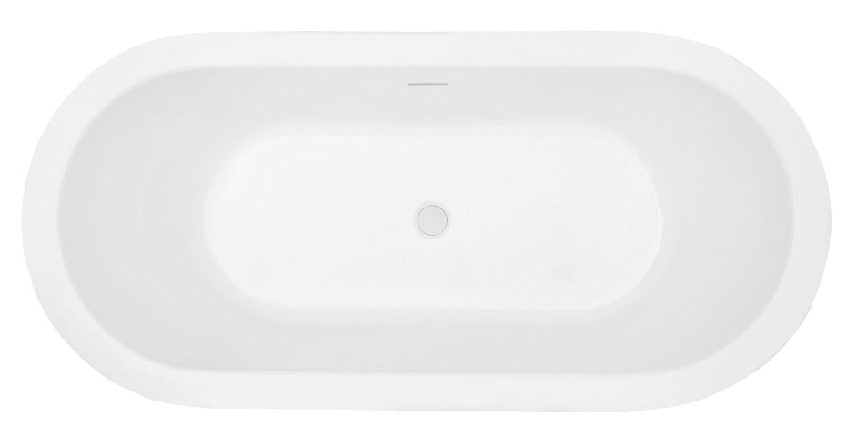 Акриловая ванна Abber 170х80 см AB9345-1.7, белый 