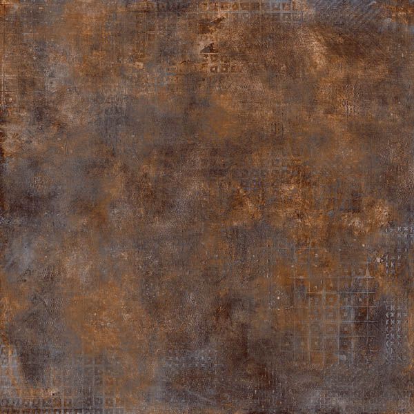 Плитка из керамогранита неполированная Estima Fusion 60X60 коричневый (FS02)