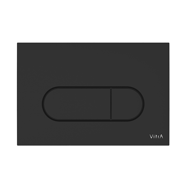 Кнопка смыва для инсталляции VitrA Root Round 740-221 черная матовая 