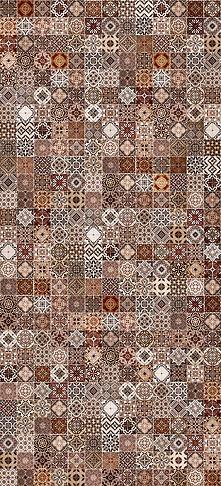 Керамическая плитка Cersanit Плитка Hammam рельеф коричневый 20х44