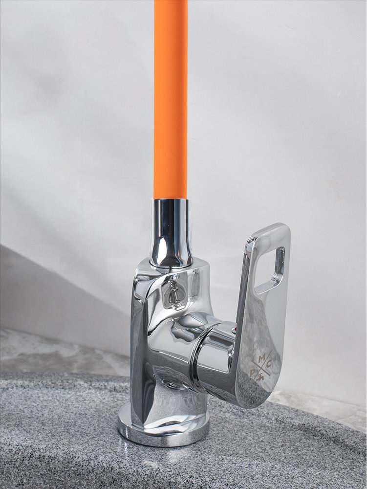 Смеситель для кухонной мойки РМС SL134OR-016F eco оранжевый