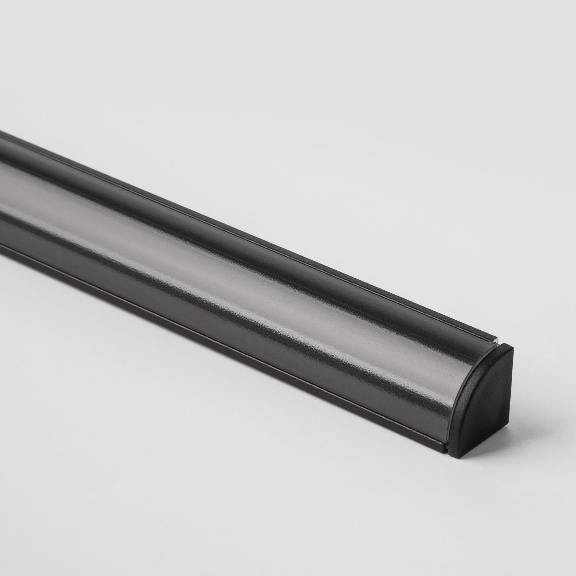 Угловой алюминиевый профиль чёрный для светодиодной ленты Elektrostandard LL-2-ALP008 4690389170508