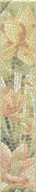 Керамическая плитка Kerama Marazzi Бордюр Летний сад Лилии лаппат. 5,7х20