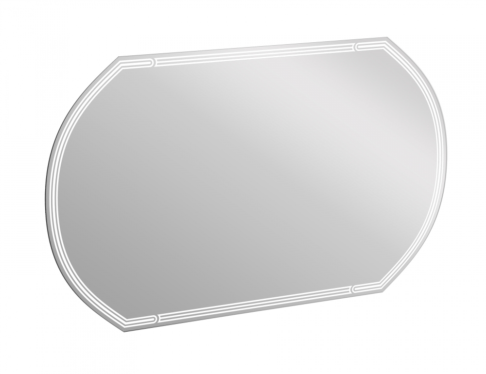 Зеркало Cersanit Led 090 Design 100 см LU-LED090*100-d-Os с подсветкой, белый