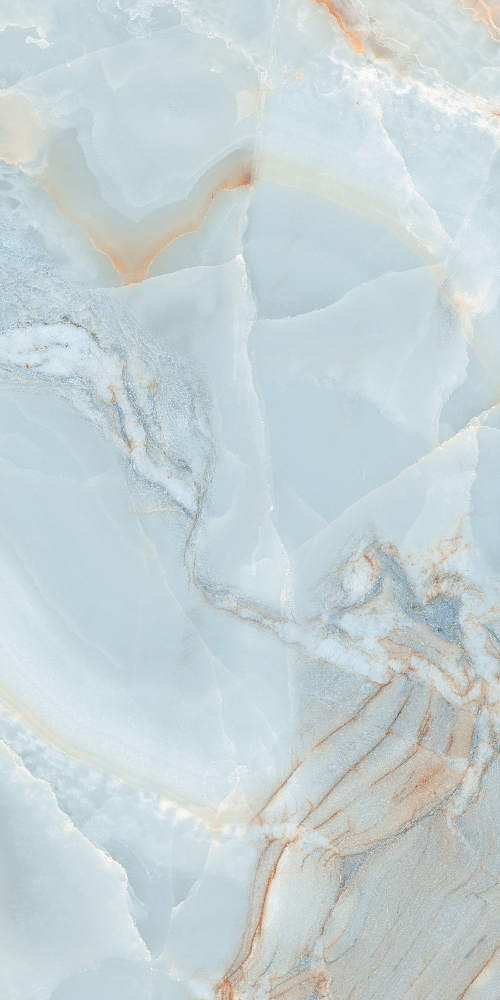 Плитка из керамогранита глянцевая Creto Sunhearrt 80х160 голубой (MPL-055311)