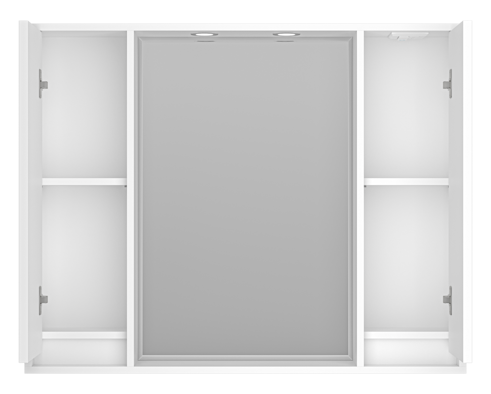 Зеркальный шкаф Brevita Balaton 100 см BAL-04100-01-011 с подсветкой, белый
